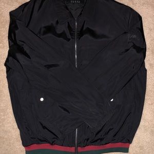 all black gucci jacket